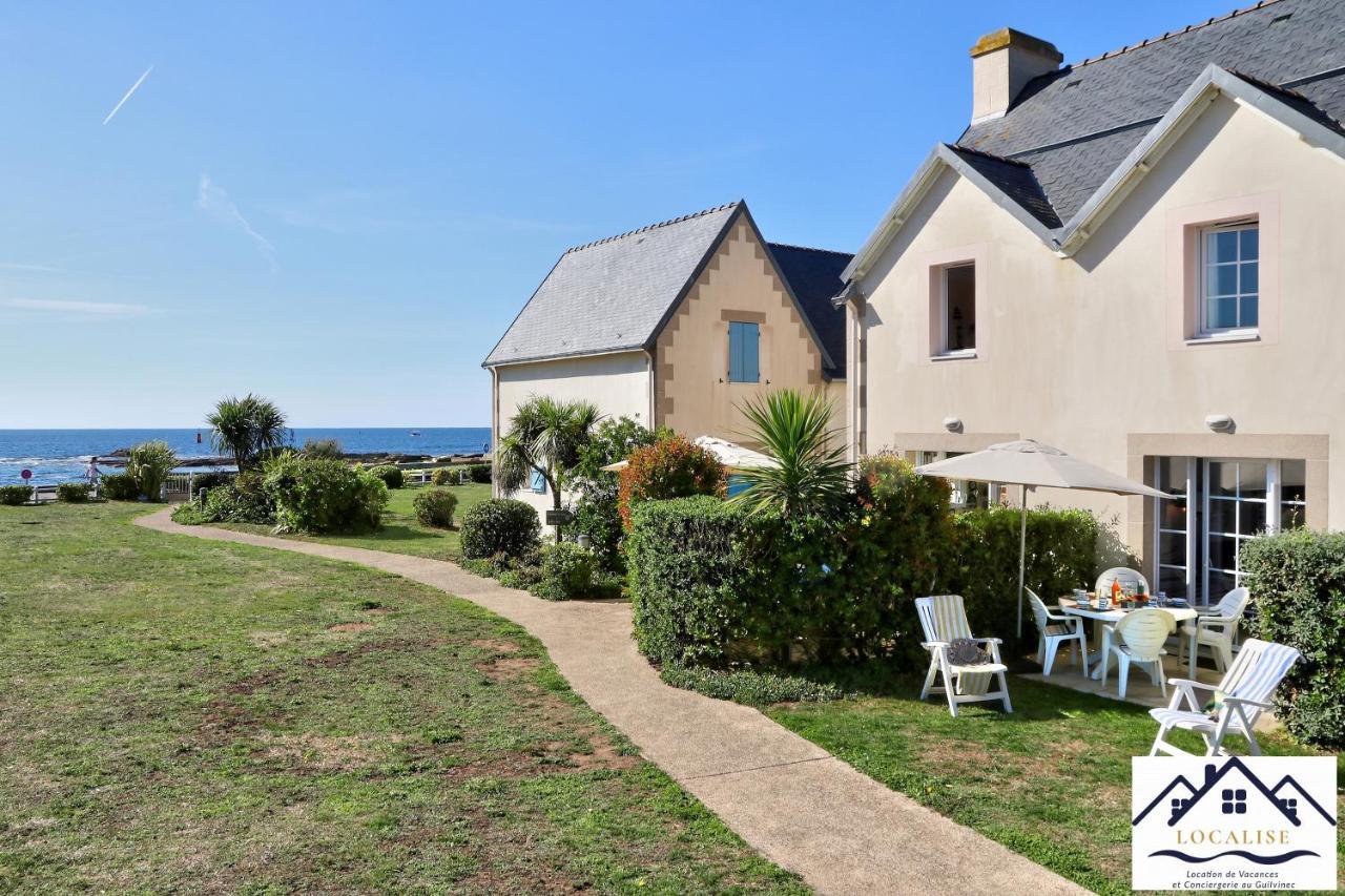 Localise Au Guilvinec - A15 - Vue Sur La Mer La Piscine Et Le Jardin - Tout A Pied, Plages, Port, Centre, Commerces, Marche - Wifi Inclus - Animaux Bienvenus - Linge De Lit Inclus Kültér fotó