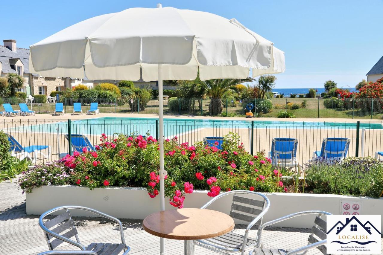 Localise Au Guilvinec - A15 - Vue Sur La Mer La Piscine Et Le Jardin - Tout A Pied, Plages, Port, Centre, Commerces, Marche - Wifi Inclus - Animaux Bienvenus - Linge De Lit Inclus Kültér fotó